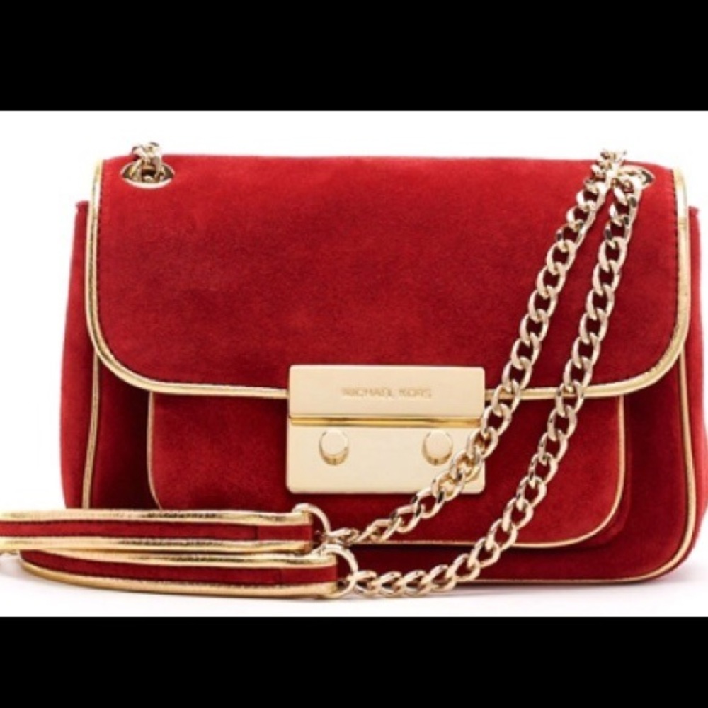 Michael Kors Gold Chain Crossbody